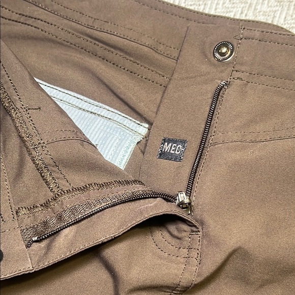 MEC Brown A-Line Mini Skirt with Side slits  for Casual Wear.  Size 6 - Picture 5 of 9